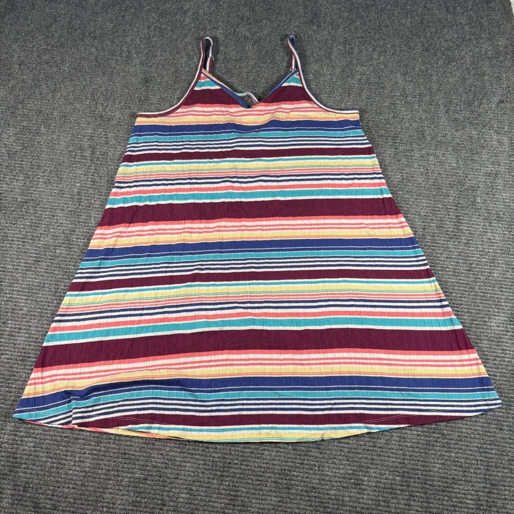 Mossimo Supply Co Tank Top Womens XL Multicolor Excellent Ribbed Strappy Back
